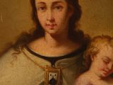 an image of a painting of a woman holding a child