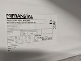 a label on the side of a refrigerator that says geranistal