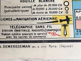 a map on the wall of a building with information on it