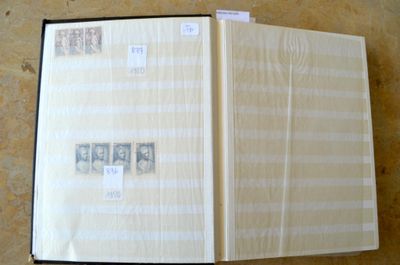 Un album de timbres de France, Croix-Rouge, oblitérés