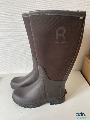 Lot de 2 paires de bottes pour la pêche, la chasse ou le jar…