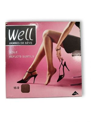 WELL - Collant voile Jambes de rêve - 15D - Reflets subtils …