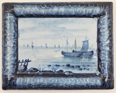 une photo d'une photo d'un tableau sur le mur