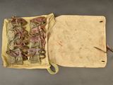 an image of a piece of cloth with a bunch of scissors in it