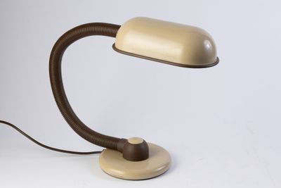 Hustadt Leuchten Lampe de bureau à base circulaire à fût en …