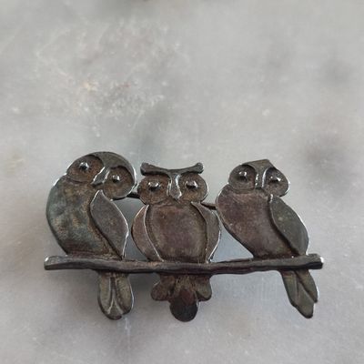 Broche en argent. 4g40
