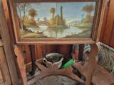 une image d'un tableau sur une table dans une pièce