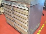 an image of a metal workbench in a factory