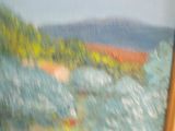 a picture of a painting on the wall of a room