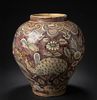Vase persan aux influences chinoises, Perse, XVIIIe siècle.
