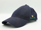 Le chapeau est bleu et comporte une calotte verte.