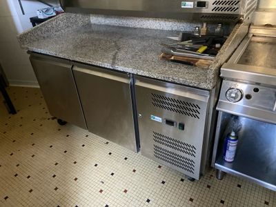 Tour réfrigéré pâtissier avec plateau marbre AFIN COLLIN Luc…