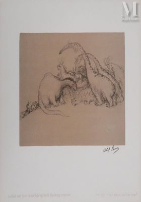 PANN Abel (1883-1963) Genèse, Création des animaux
