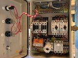 a box that has some electrical equipment inside of it