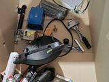 a box full of tools that are sitting on the floor