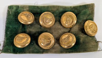 Plusieurs pièces d'or sont posées sur un sac en velours vert