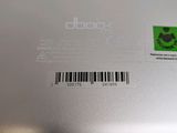 a bar code on the back of a laptop