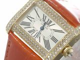 an image of a close up of a wrist watch with diamonds on it
