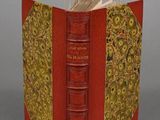 an image of a red book with a gold cover