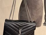 saint laurent monogram quilted leather shoulder bag