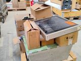 a lot of boxes that are sitting on a pallet