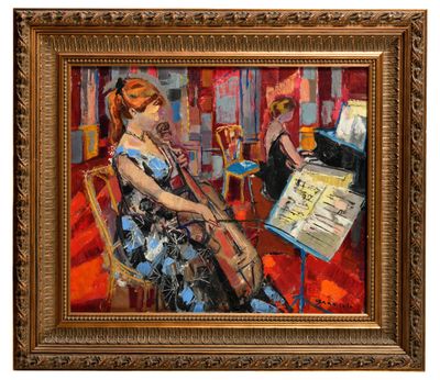 Emilio GRAU-SALA (1911-1975) Duo musical, 1957