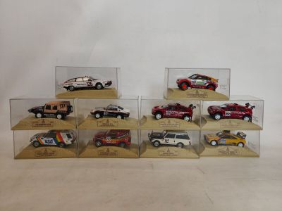 Série Kiosque, rallye "Paris Dakar" : Série de 10 miniatures…