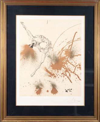 une image représentant une photo d'un tableau sur lequel figure un oiseau