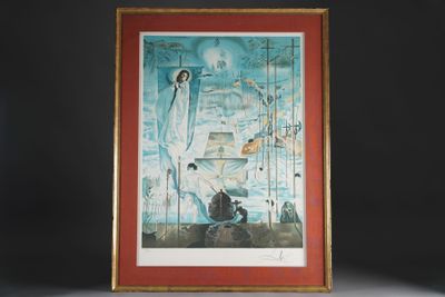 Salvador DALI (1904-1989) La découverte de l'Amérique, litho…