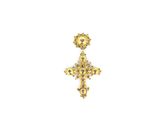 une image d'une croix dorée sur fond blanc