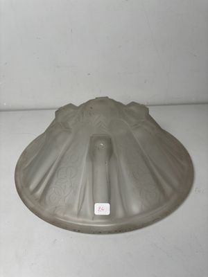 a cake pan on a white counter top with a label on it
