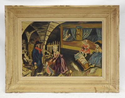an image of a painting of a man and woman in a room