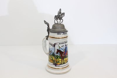 ALLEMAGNE Chope de réserviste, reproduction marquée Otto Bau…