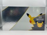 the box for the pokemon pikachu figure is sitting on the table