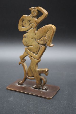 Bernard LACHANIETTE (né en 1949). « Le retour d’Ulysse » 2008. Br...