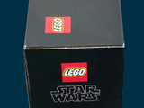 a box with a lego star wars tier on it
