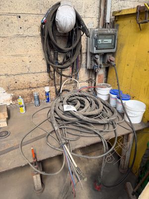 an image of a work area with a lot of tools