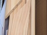 a close up of a box of wood and a pair of scissors