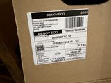 une boîte en carton sur laquelle est collée une étiquette portant la mention « reno eco »