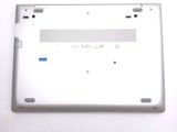 a close up of the bottom of a laptop computer