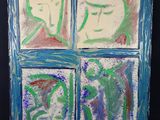 une image représentant un tableau où l'on voit un homme et une femme regardant par la fenêtre