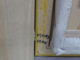 a close up of a picture of a window frame