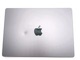 an apple logo on the back of an apple laptop