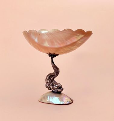 un gros plan d'un coquillage sur lequel est perché un serpent