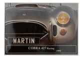 une photo d'une photo d'une voiture sur laquelle figure le nom « Martin Cobra 427 »