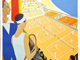 une image d'une affiche annonçant un match de tennis à Monte-Carlo
