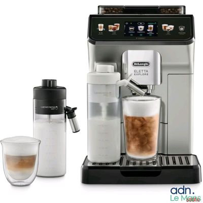 une image représentant une machine à café et une tasse de café