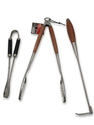 Lot de 3 - PLEIN AIR BARBECUE - Ce coffret comprend des acce…