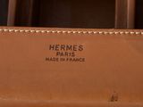 hermes ' s made in france luggage bag with leather handles
