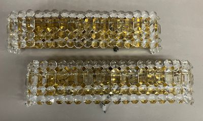 KINKELDEY, Attribué à Paire d'appliques à quatre lumières en…